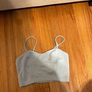 Juniors blue crop/bralette